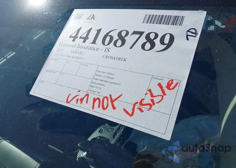 2019 Subaru Crosstrek 2.0I Limited from USA, damaged, VIN JF2GTAMC7KH286757